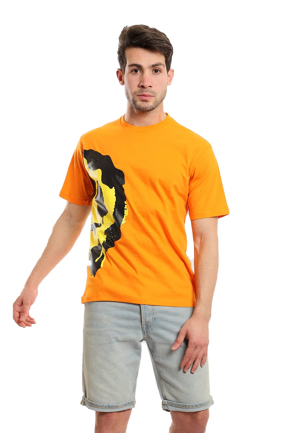 White Rabbit Men’s Round Neck T-Shirt – Everyday Comfort & Style