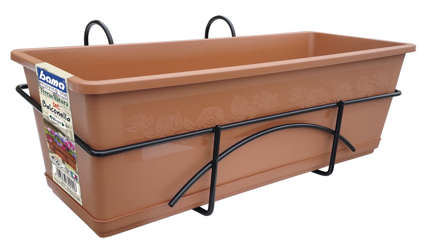 Bama Balconella Balcony Box with Saucer