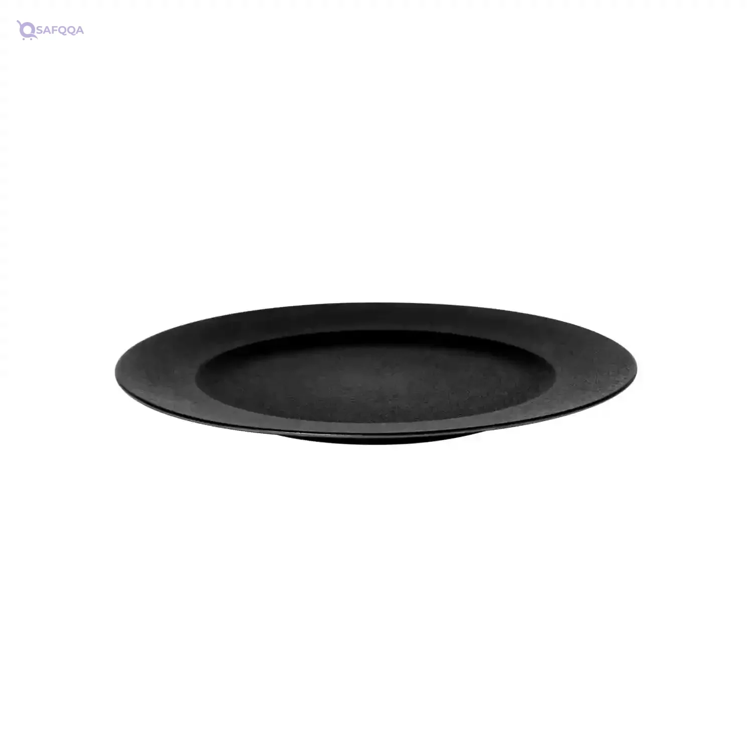 BARALEE Porcelain Black Sand Flat Plates 21cm Set of 6