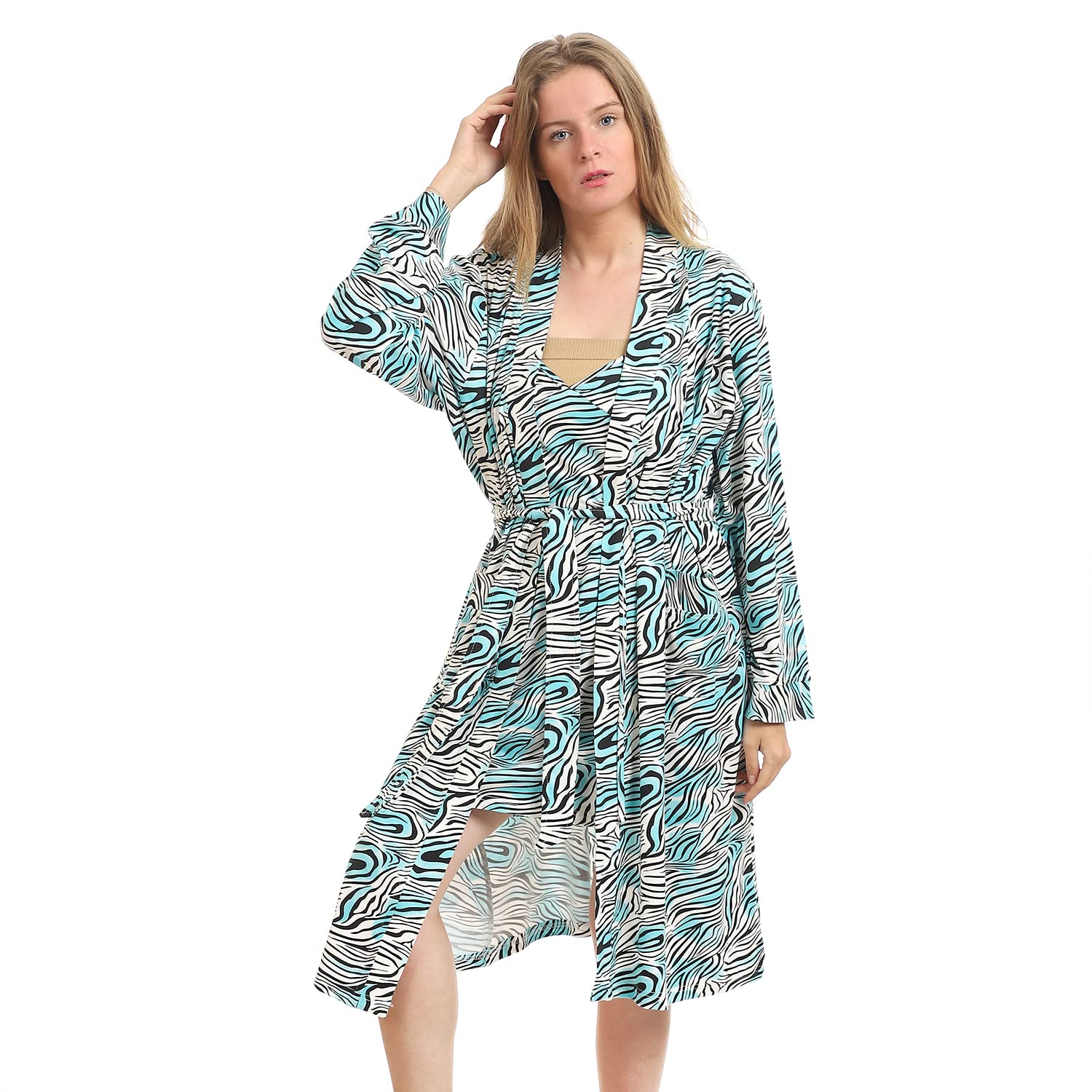 KADY Nightdresses With Robe For Women Soft And Lightweight Fabric