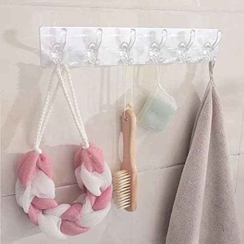 Flexible Silicone Hanging Hanger with 6 Hooks
