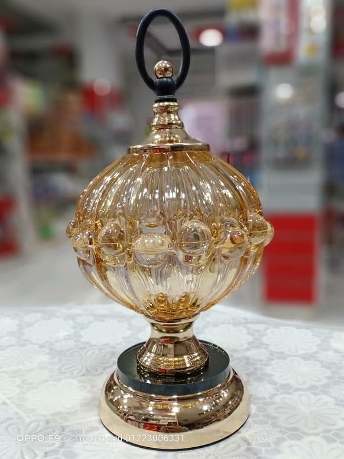 Flamer Glass Bonbonniere