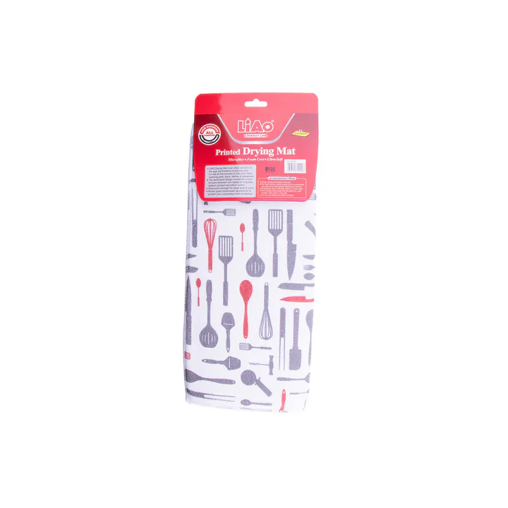 LiAo Printed Dish Drying Mat