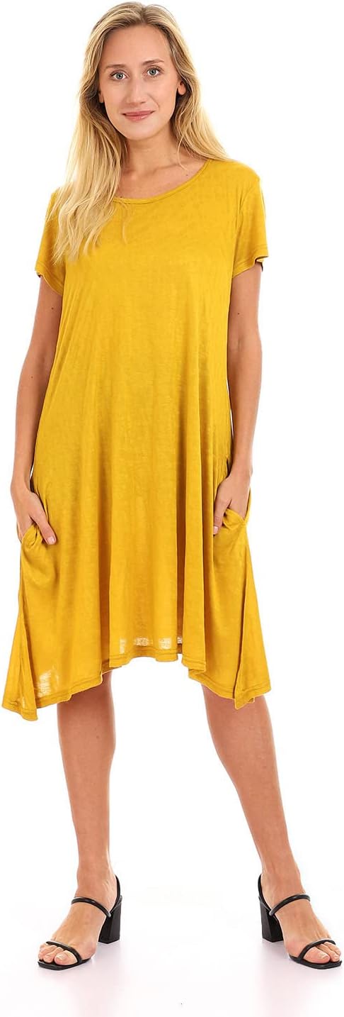 Jamila Women’s Short Dress – Chic & Comfortable Everyday Elegance