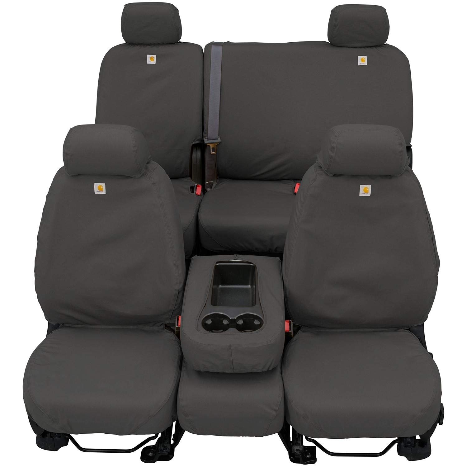 Covercraft Carhartt SeatSaver 2nd Row Seat Cover Duck Weave – Custom Fit Rear Seat Cover for Select Chevrolet & GMC Models