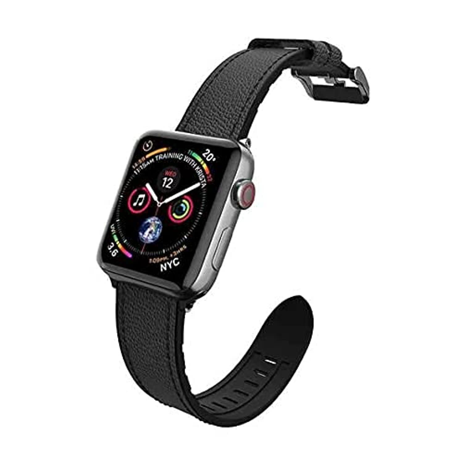 X-Doria Hybrid Leather Apple Watch Band – Premium Hybrid Leather Strap for Apple Watch