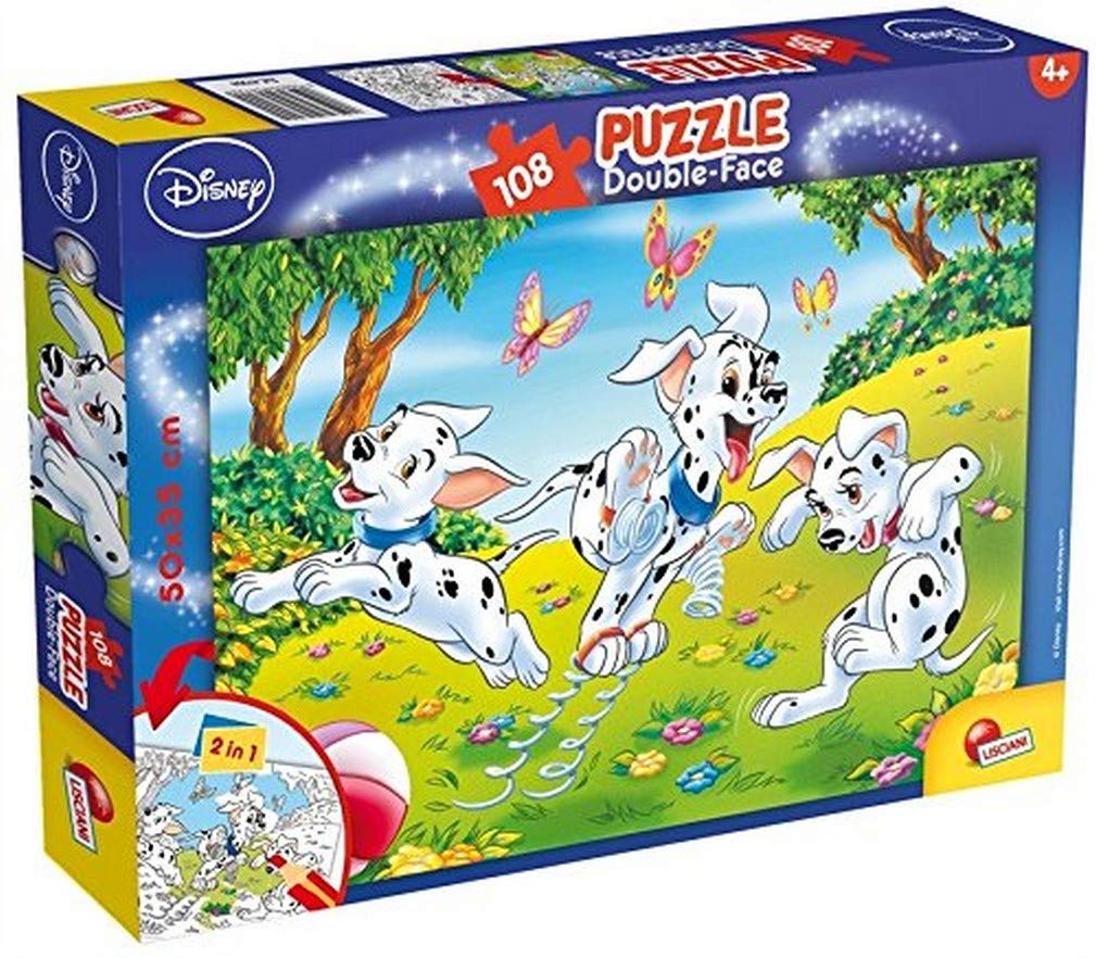 Lisciani Disney Kids Puzzle 108 Pieces -  Educational Intelligence and Focus Game