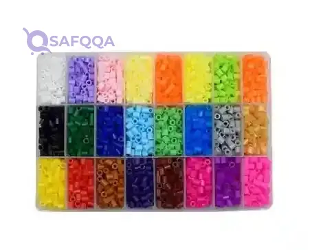 Fuse Beads Kit for Kids DIY Handmade Craft Pixel Art Beads Set Creative Educational Art & Craft Toy Colorful Bead Activity Kit for Fun Learning Projects