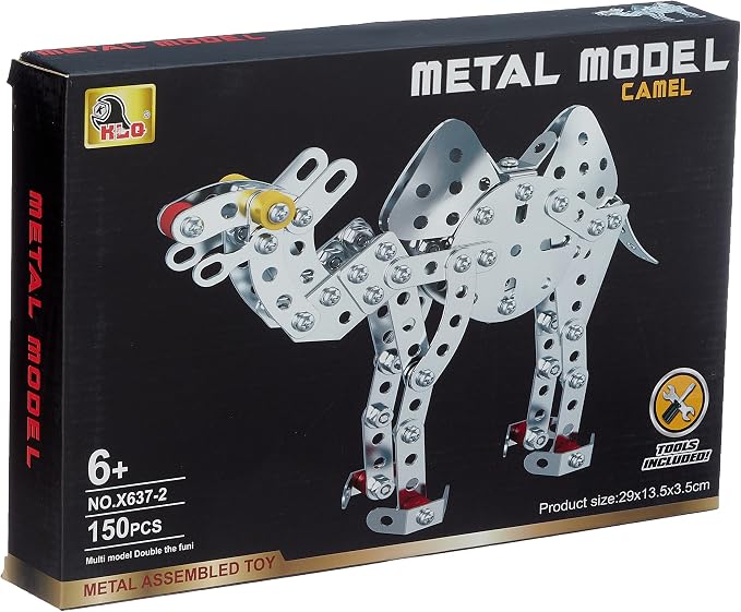 KLQ Metal Assembled Camel Building Blocks Toy for Kids