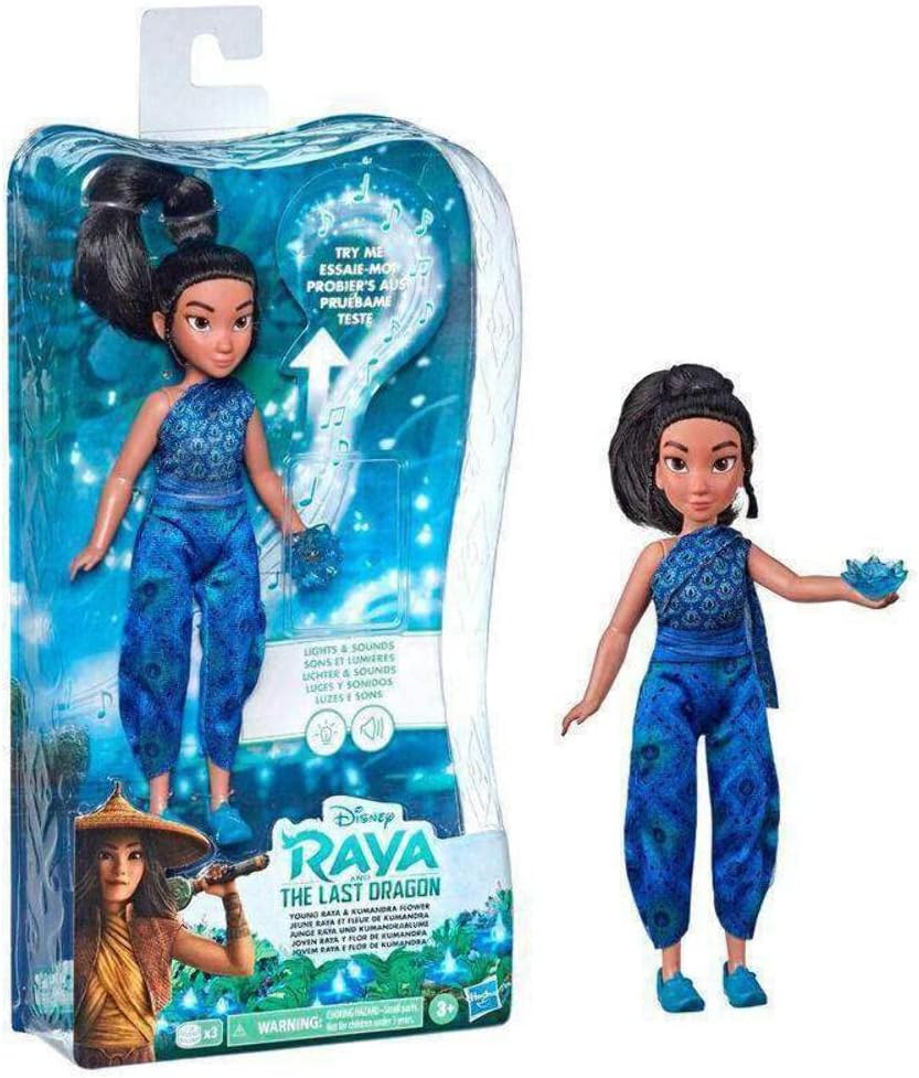 Disney Young Raya Doll with Kumandra Flower Accessory