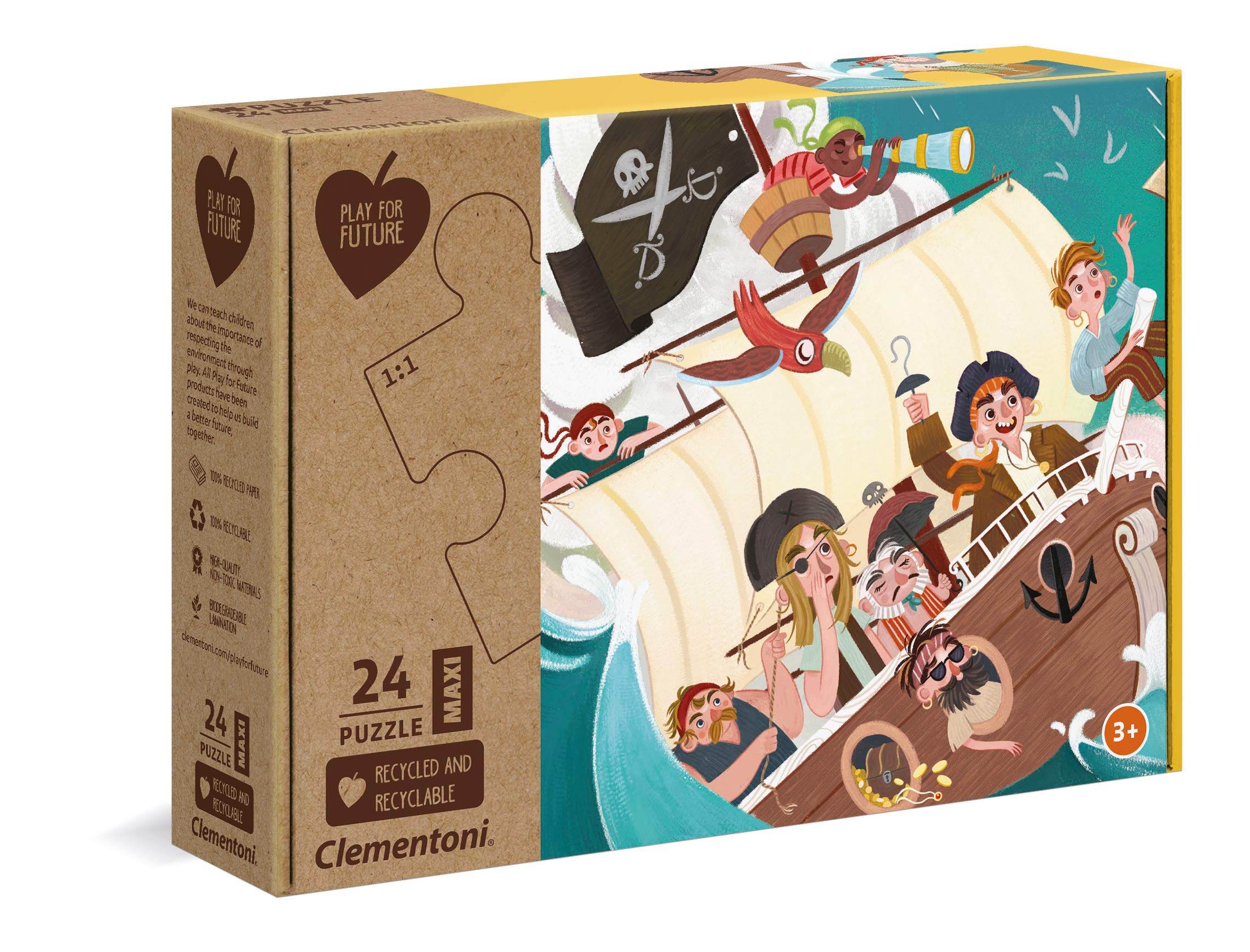 Clementoni Pirate Kids Puzzle Educational Jigsaw Game