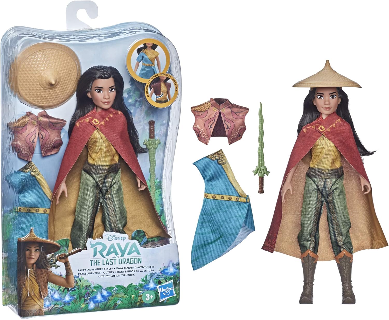 Disney Raya and the Last Dragon Raya Adventure Doll with Accessories