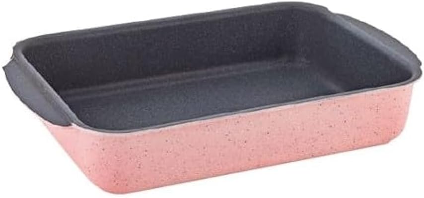 Saflon Granite Square Tray with Non-Stick Coating, 24 cm