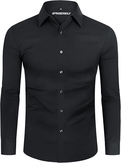 Lusead Men's Slim Fit Shirt Elegant