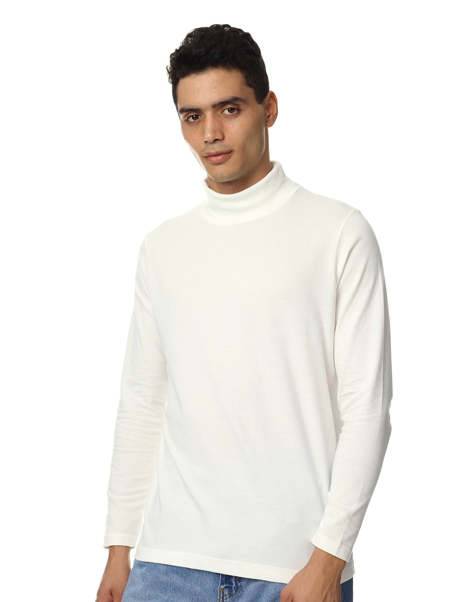 Hero Basic High Collar Pullover For Men - Soft And Comfortable Fabric For all-Day Wear