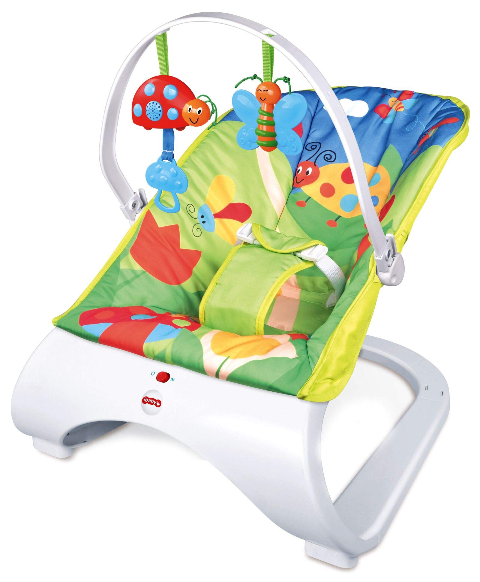 ZEST 4 Toyz musical baby bouncer swing chair with hanging toys butterfly print for babies 0 to 24 months up to 15 kg