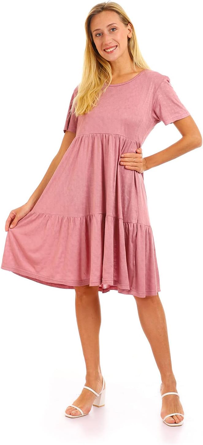 Jamila Women’s Short Dress – Chic & Comfortable Everyday Elegance