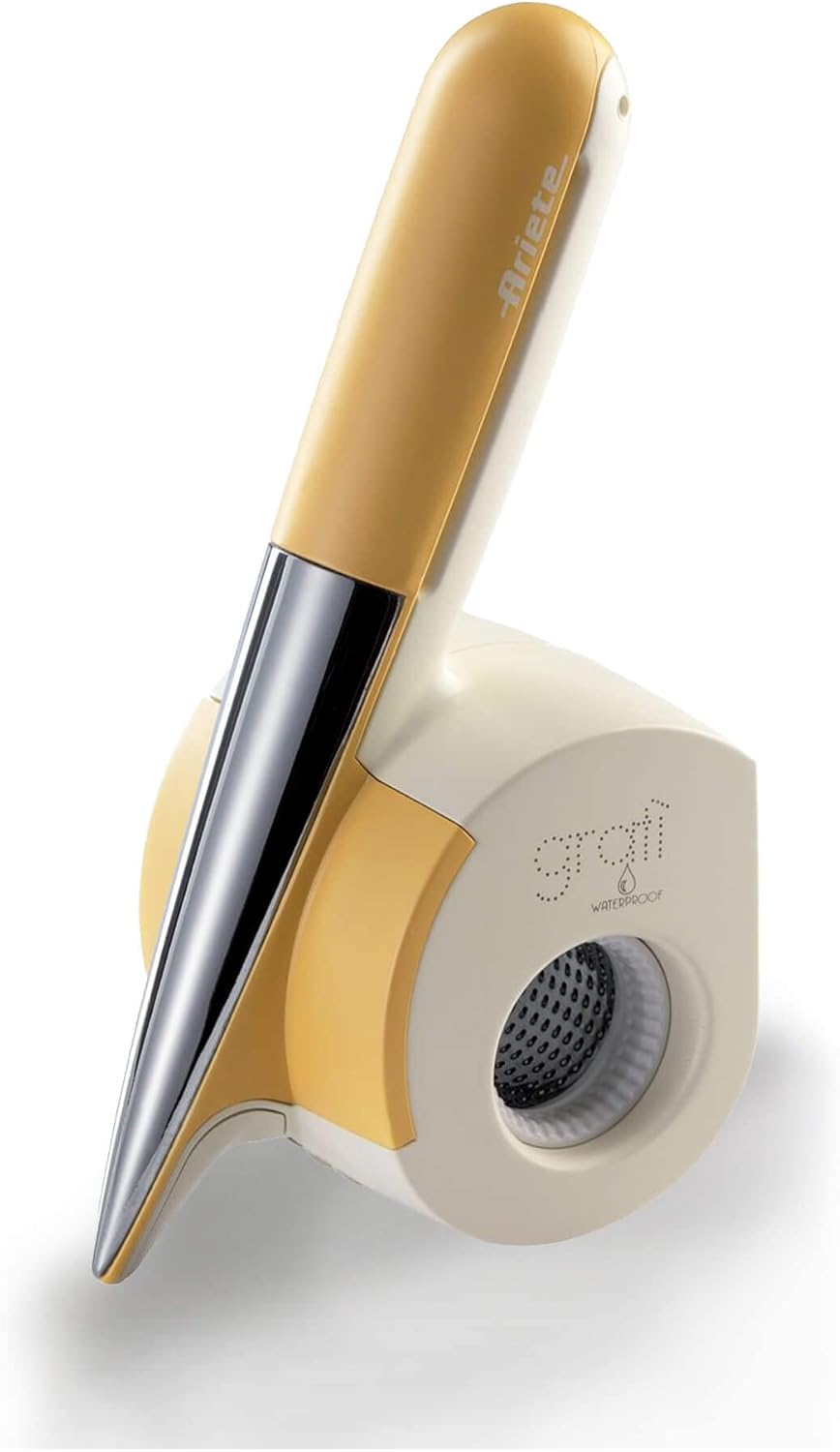 Ariete Cordless Electric Grater – Waterproof, for Cheese, Chocolate & Nuts