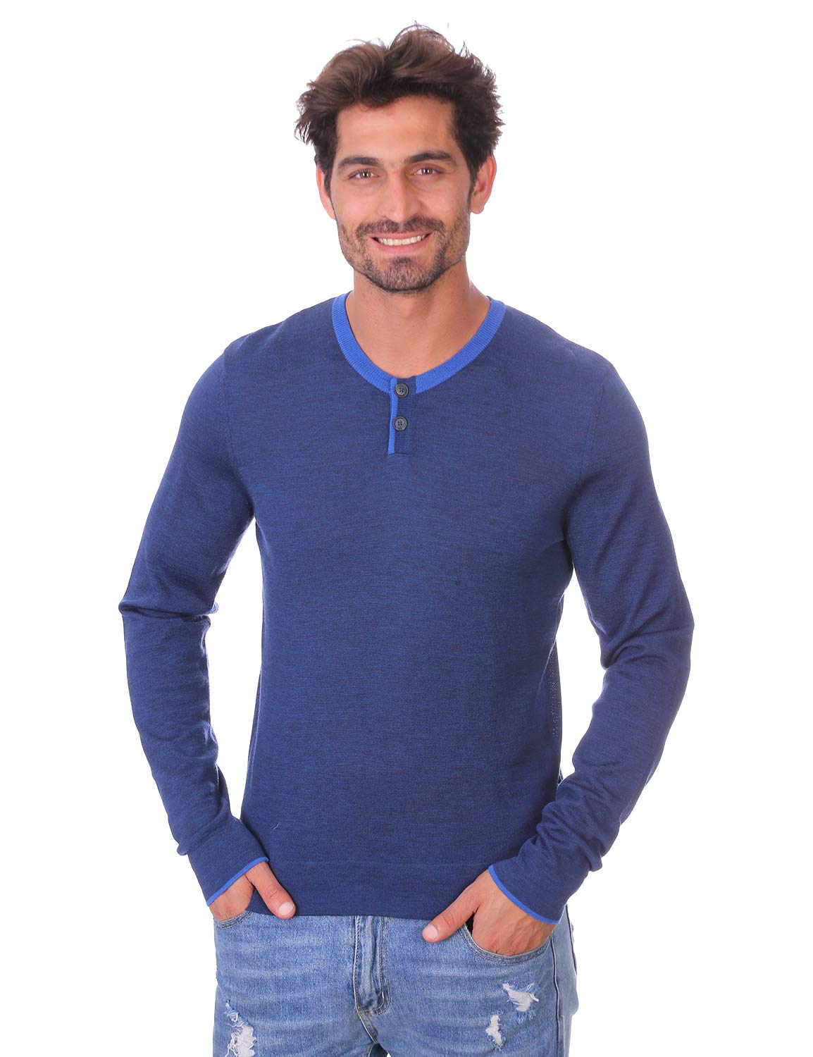 Faconnable Men's Pullover Stylish Comfortable Everyday Wear