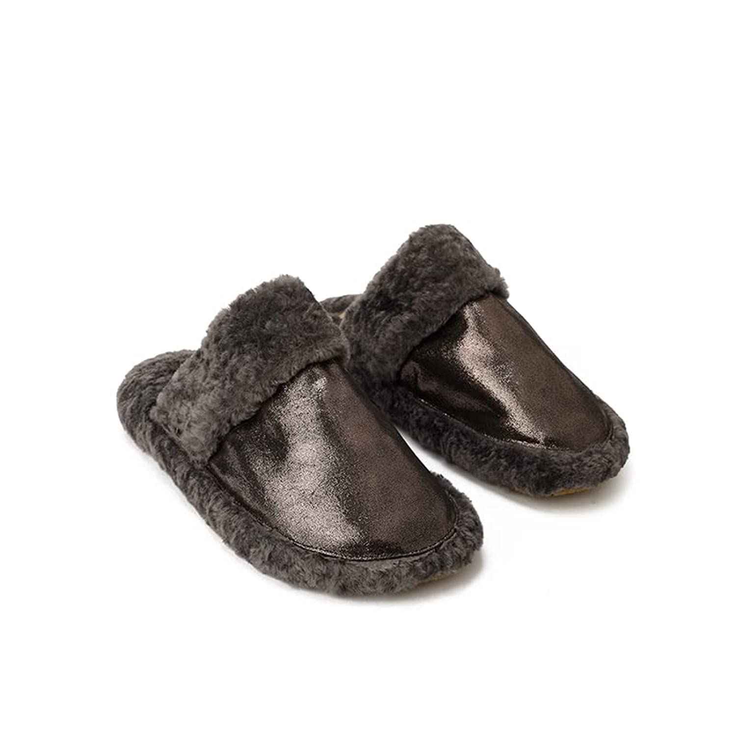 Deeda Women's Fur Slippers Soft Warm Comfortable Everyday Wear