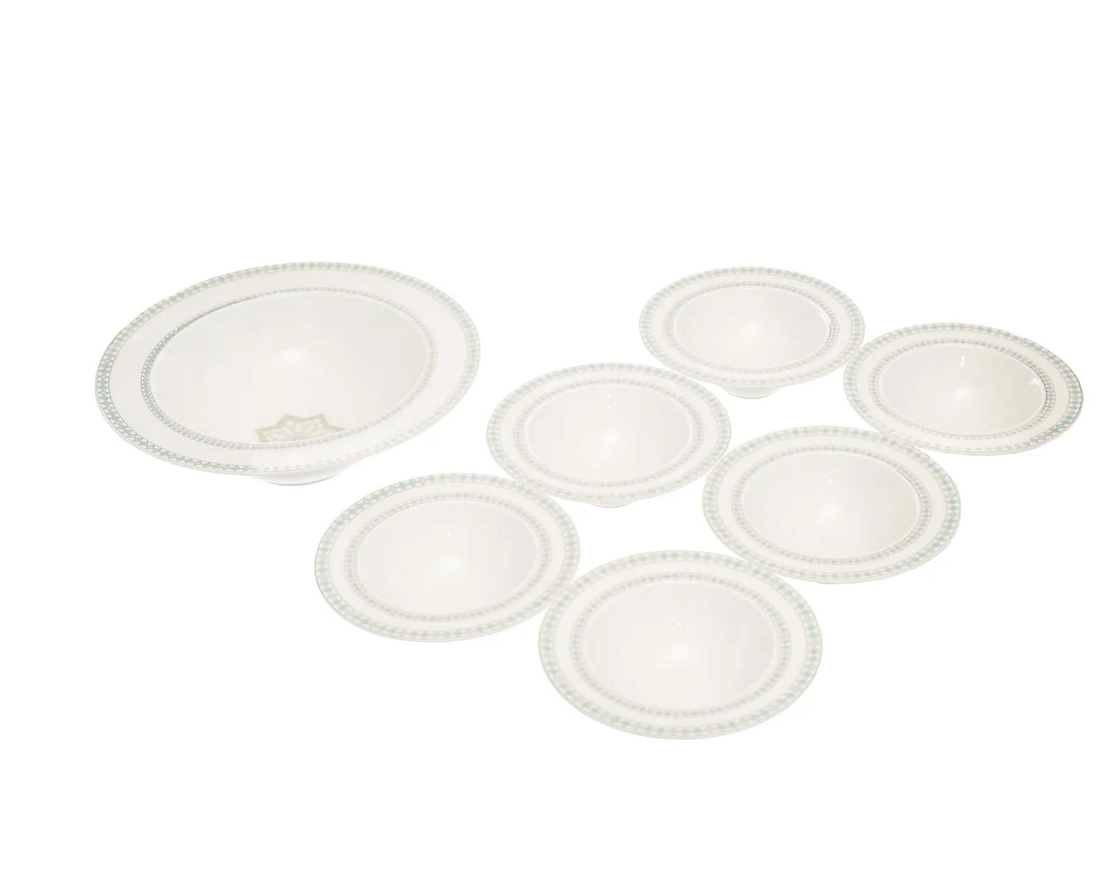Rosa Arabesque Coup Serving Set – 7 Pieces