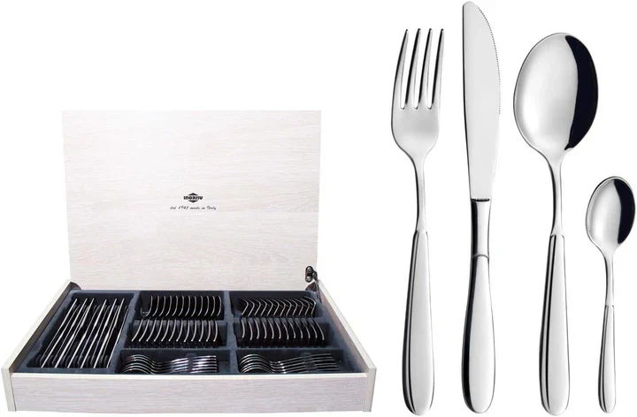 Inoxriv Gitto Luxury 48-Piece Stainless Steel Cutlery Set