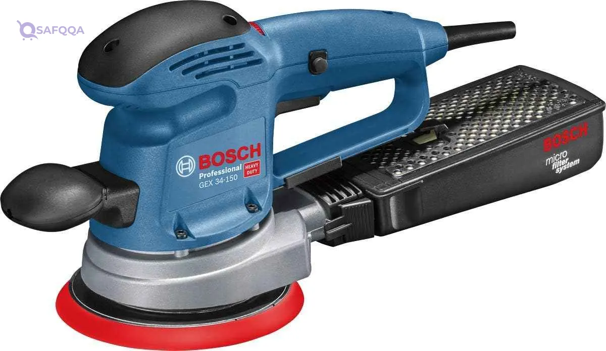 Bosch Professional Random Orbit Sander 240V , Powerful & Smooth Finishing Power Tool