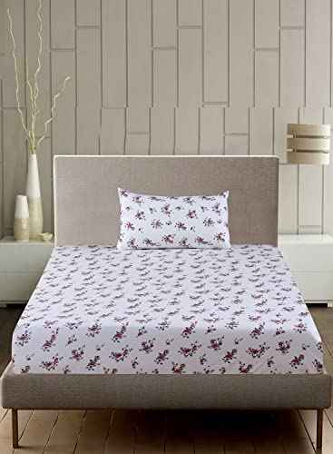 Mind Reader Single Bedsheet with Pillow Case – Multi Color Bedding Set