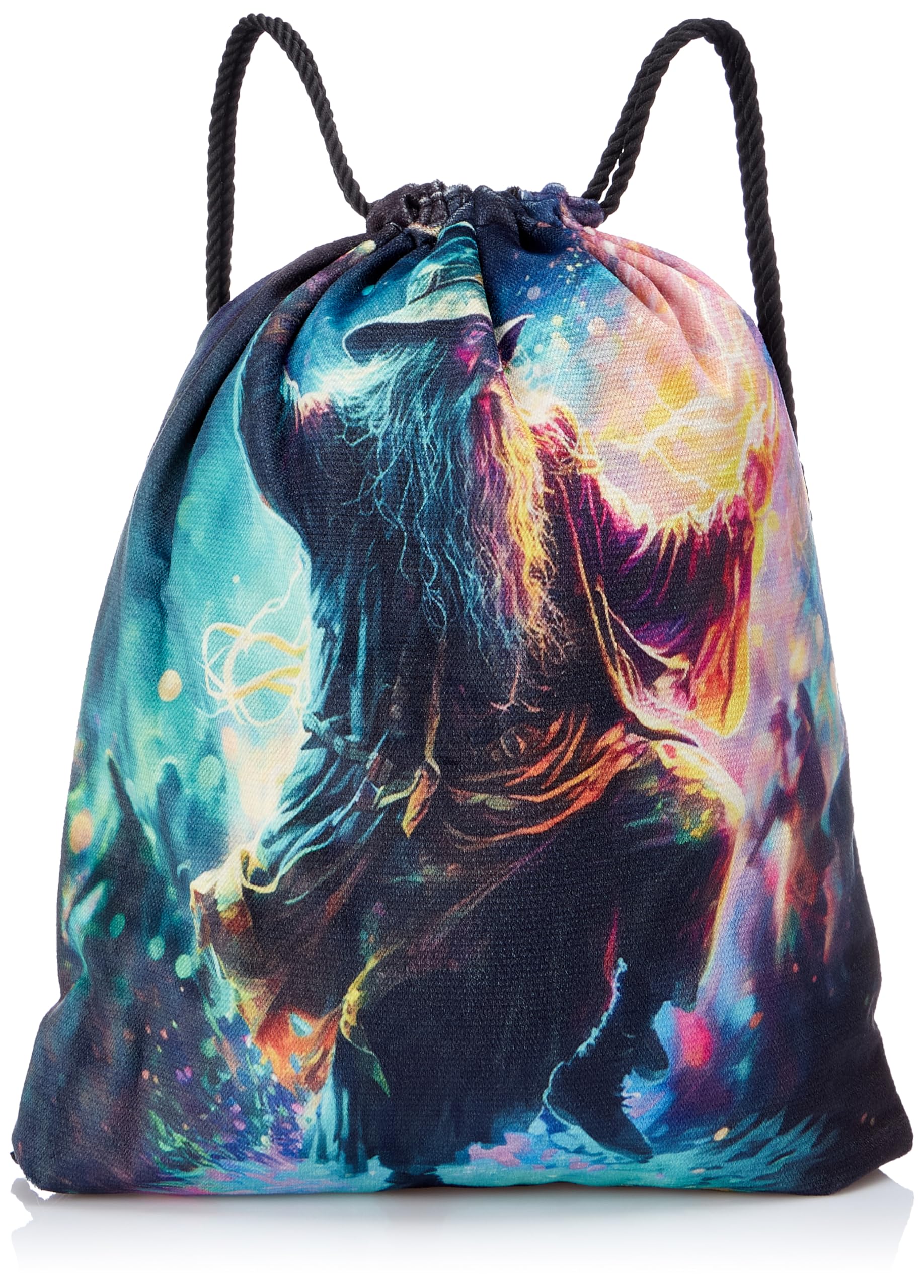 TAT Printed Drawstring Bag – Lightweight & Compact Daily Use Bag