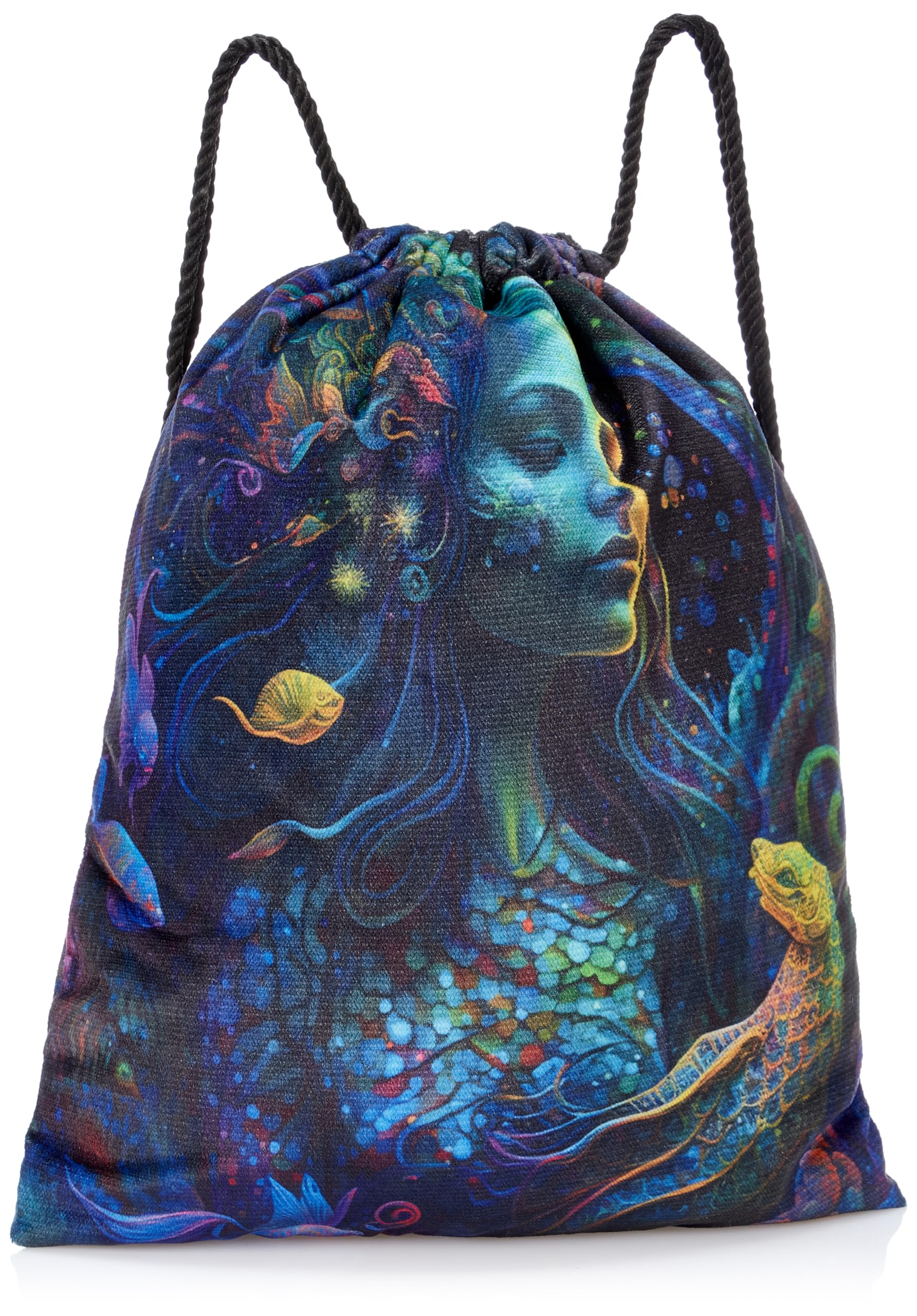 TAT Printed Drawstring Bag – Lightweight & Compact Daily Use Bag