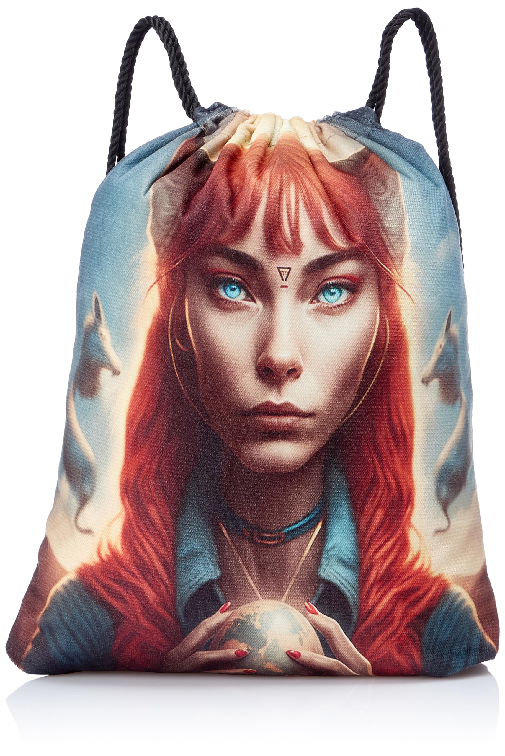 TAT Printed Drawstring Bag – Lightweight & Compact Daily Use Bag