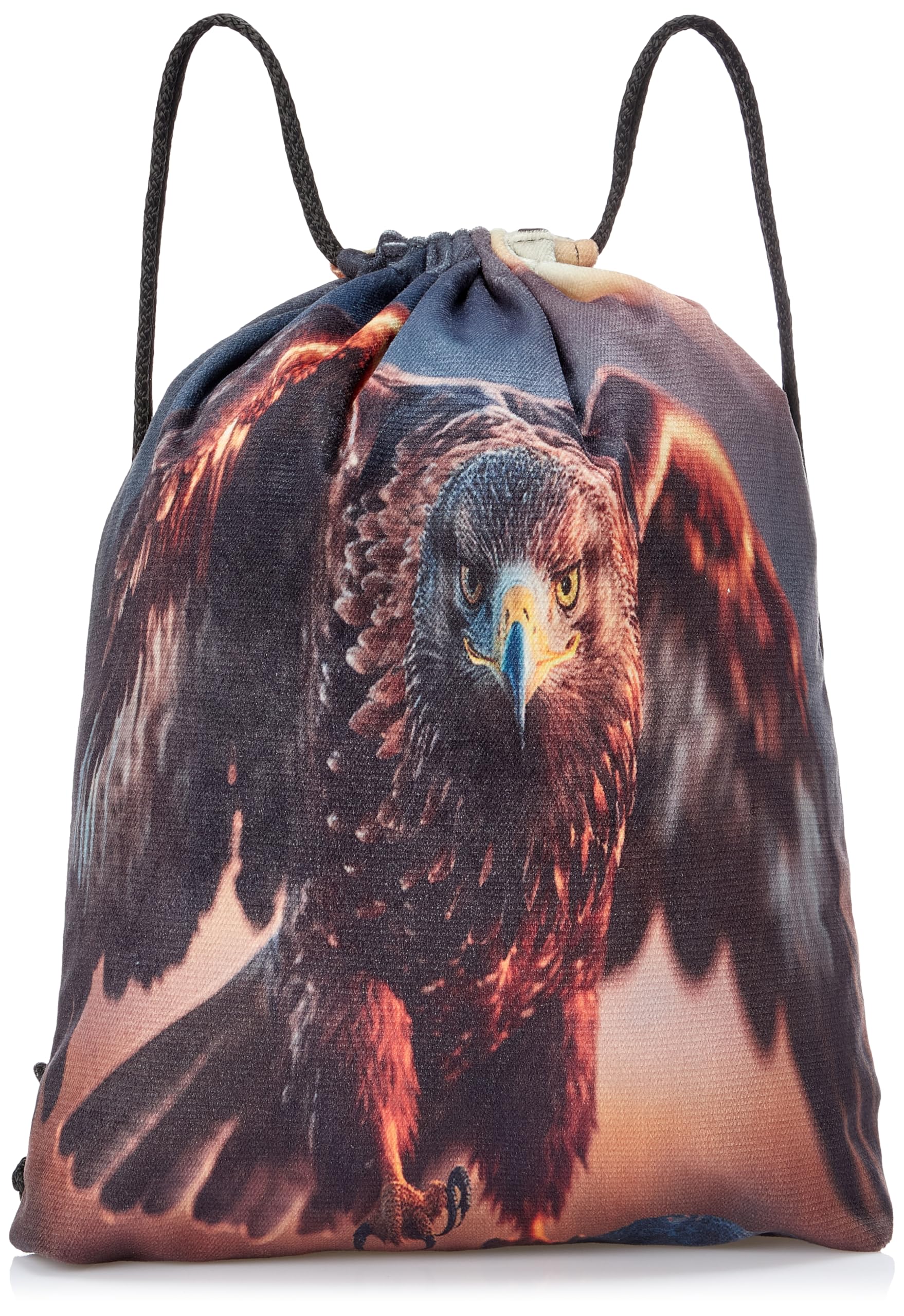 TAT Printed Drawstring Bag – Lightweight & Compact Daily Use Bag