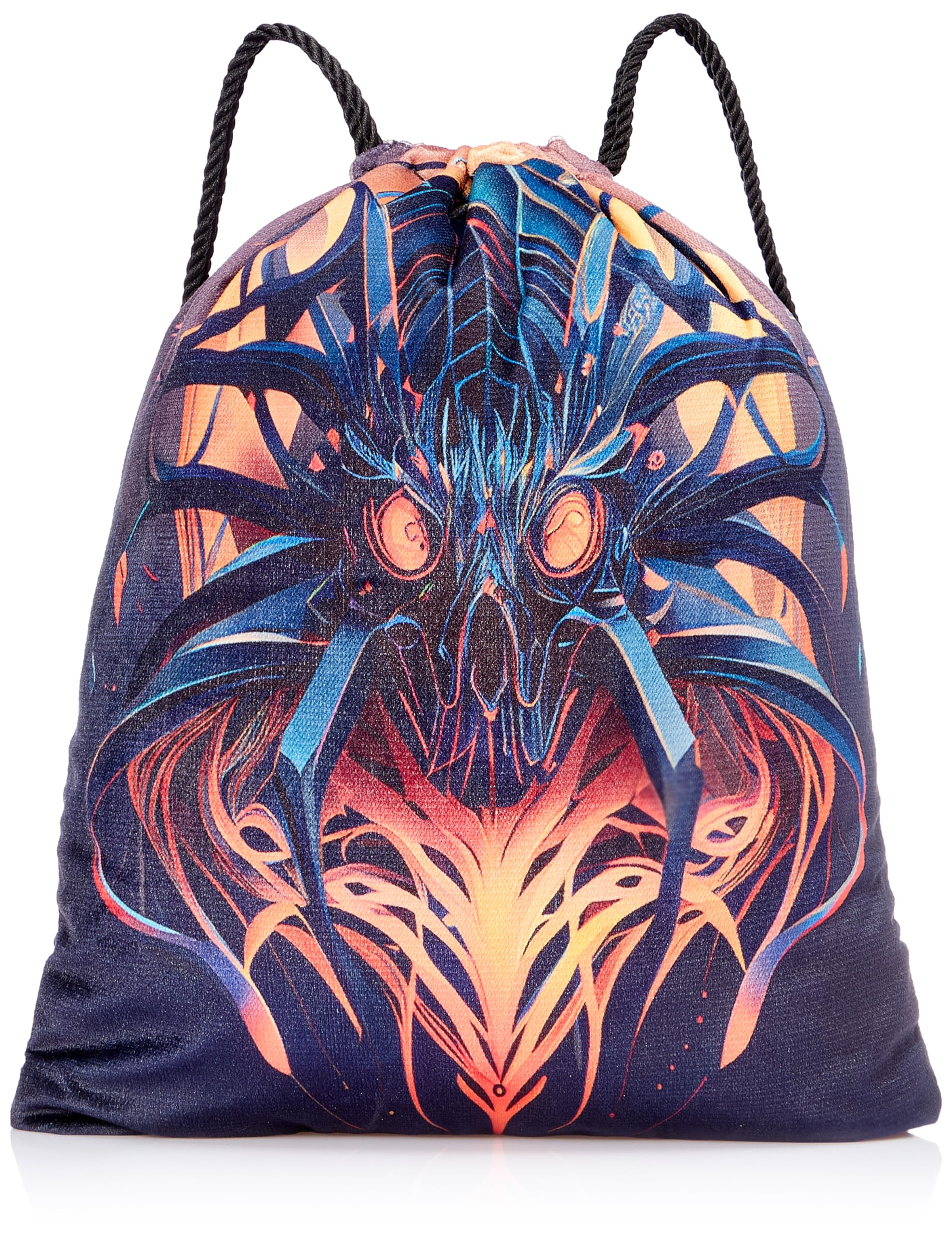 TAT Printed Drawstring Bag – Lightweight & Compact Daily Use Bag