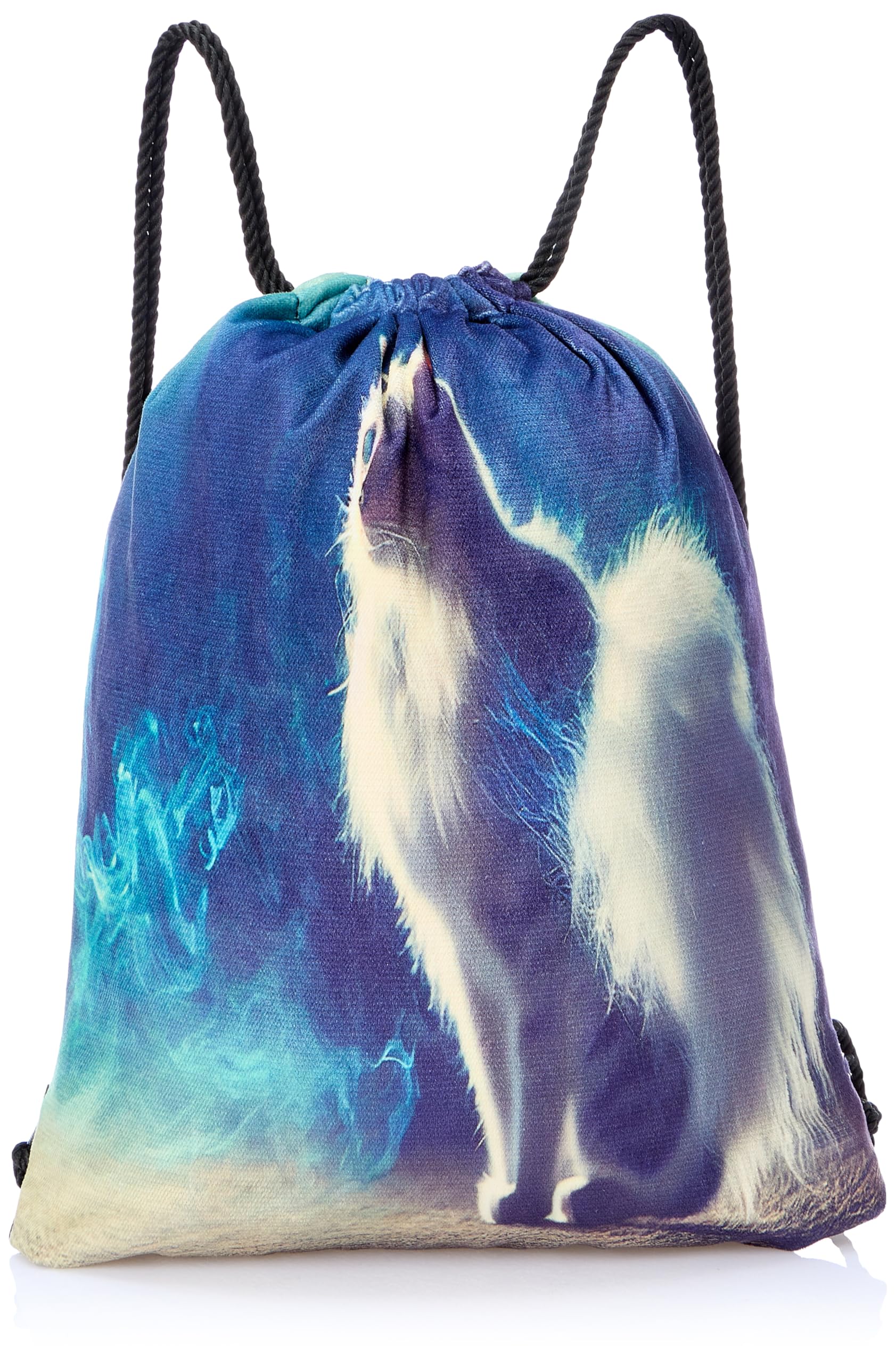 TAT Printed Drawstring Bag – Lightweight & Compact Daily Use Bag