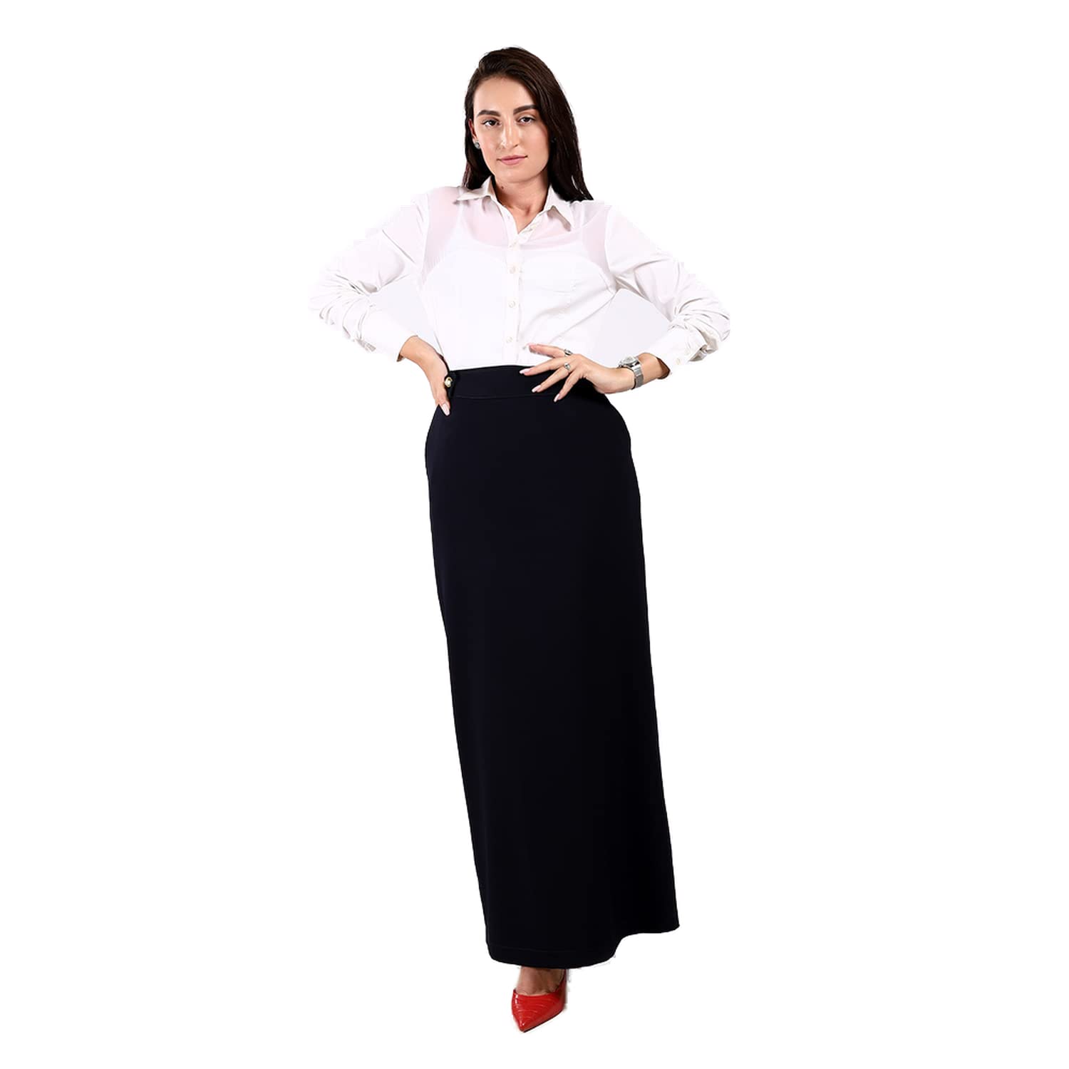 Esla Women Skirt Stylish Elegant Casual Wear
