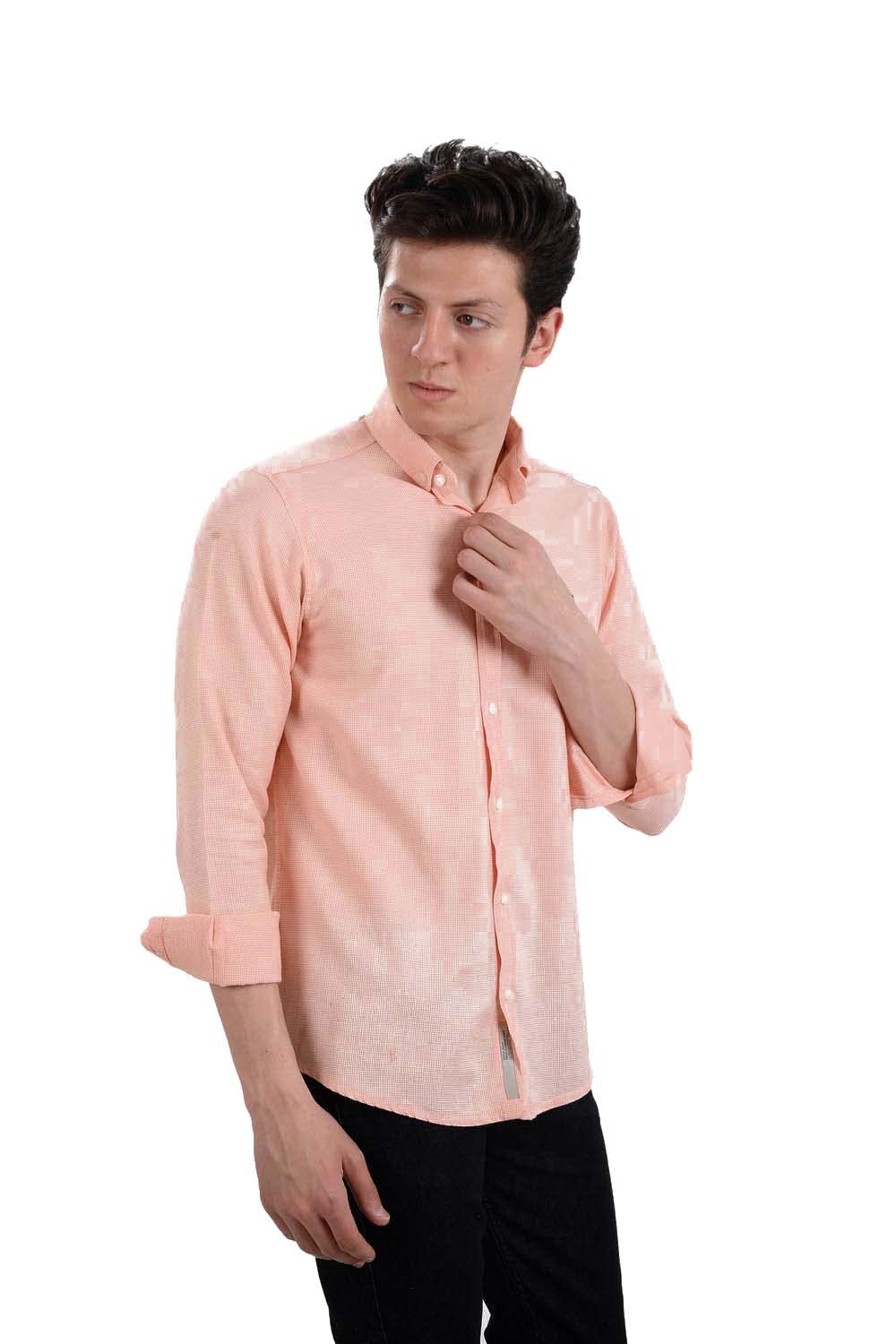 White Rabbit Men's Shirt Modern Elegant Casual Style