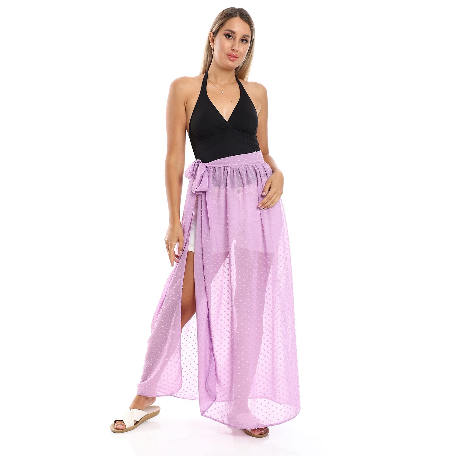 Jamila Self Tie Wrap Style Beach Cover Up – Stylish & Lightweight Beachwear
