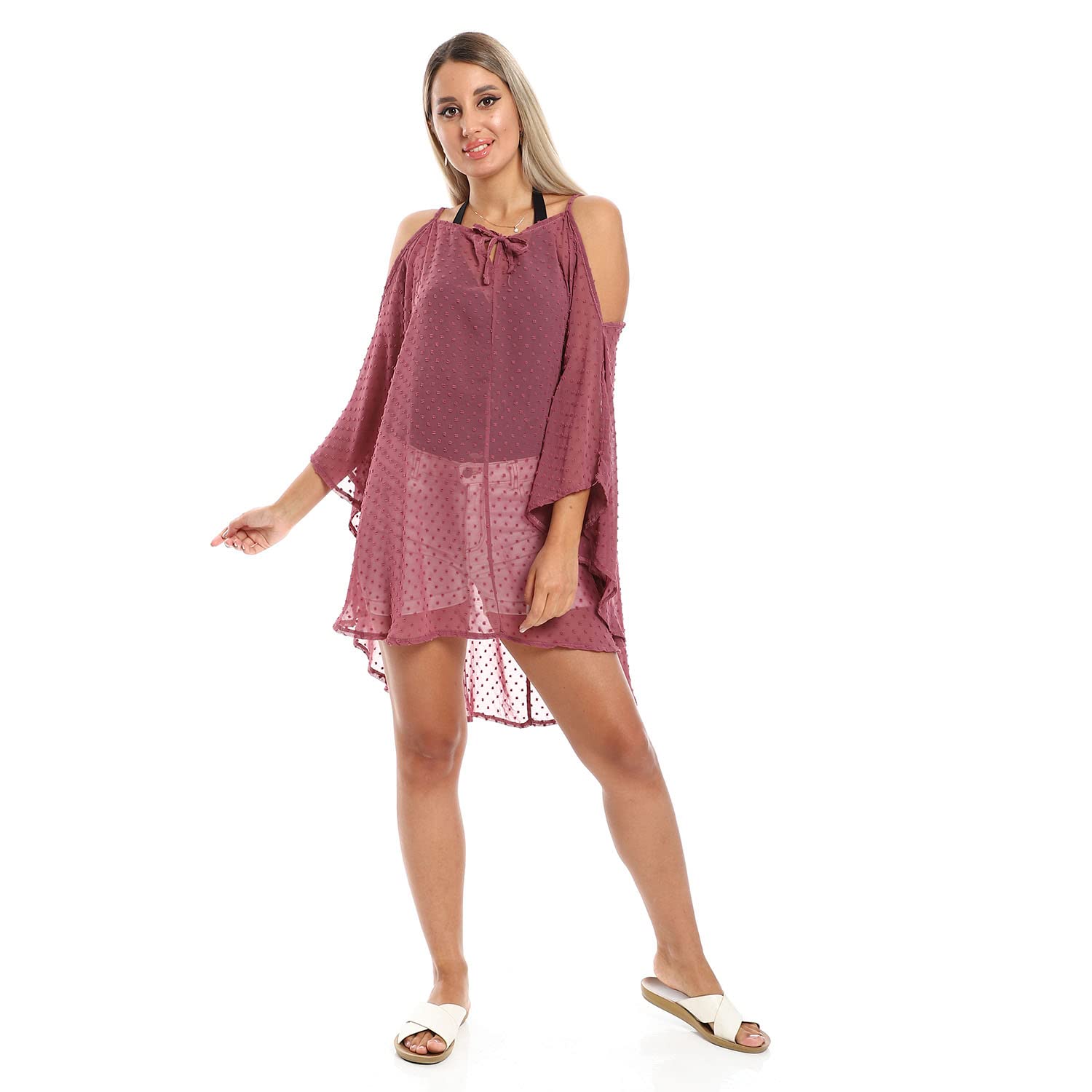 Jamila Sheer Swimsuit Cover Up for Women – Stylish & Lightweight Beachwear