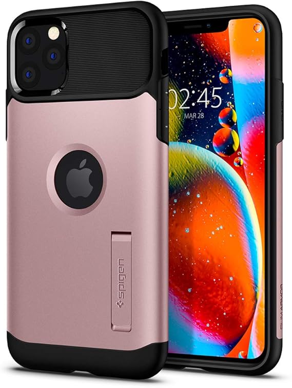 Spigen Slim Armor Back Cover for iPhone 11 Pro – Dual Layer Shockproof Slim Protective Case