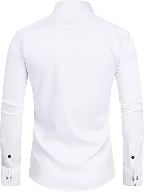 J.VER Men’s Button Down Shirt White