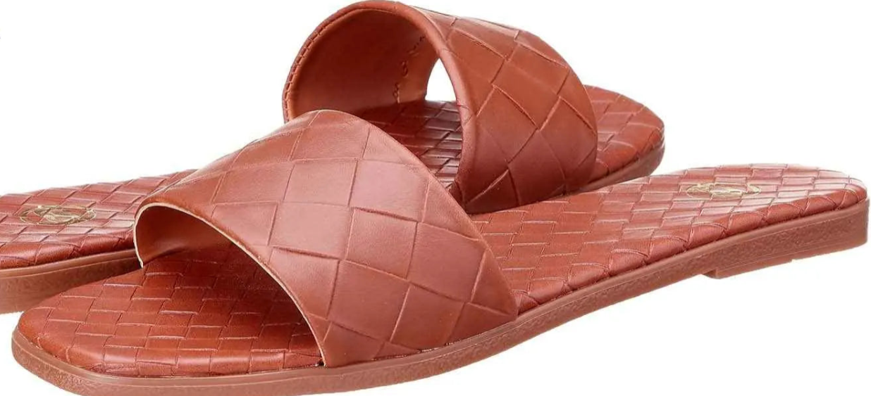 Club Aldo Square Toe Basket Weave Slide Slippers for Women