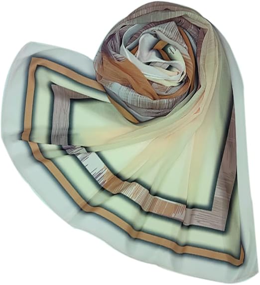 Al Moudather Women’s Chiffon Crepe Scarf