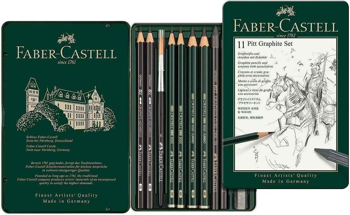 Faber-Castell Graphite Pencil Set – 11 Pieces