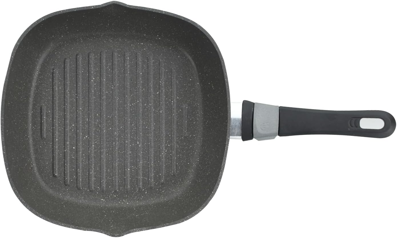 El Amal Elite Granite Grill – 26 cm with Detachable Handles