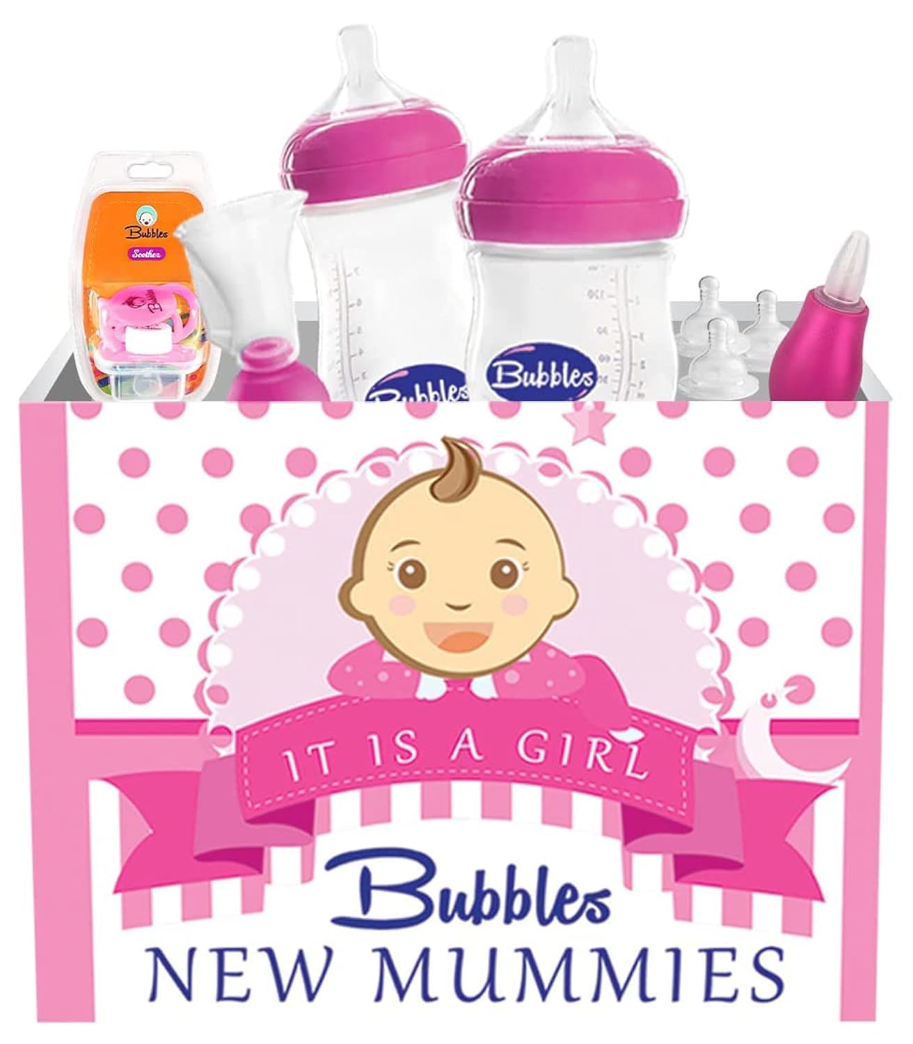Bubbles Newborn Feeding and Care Set Box