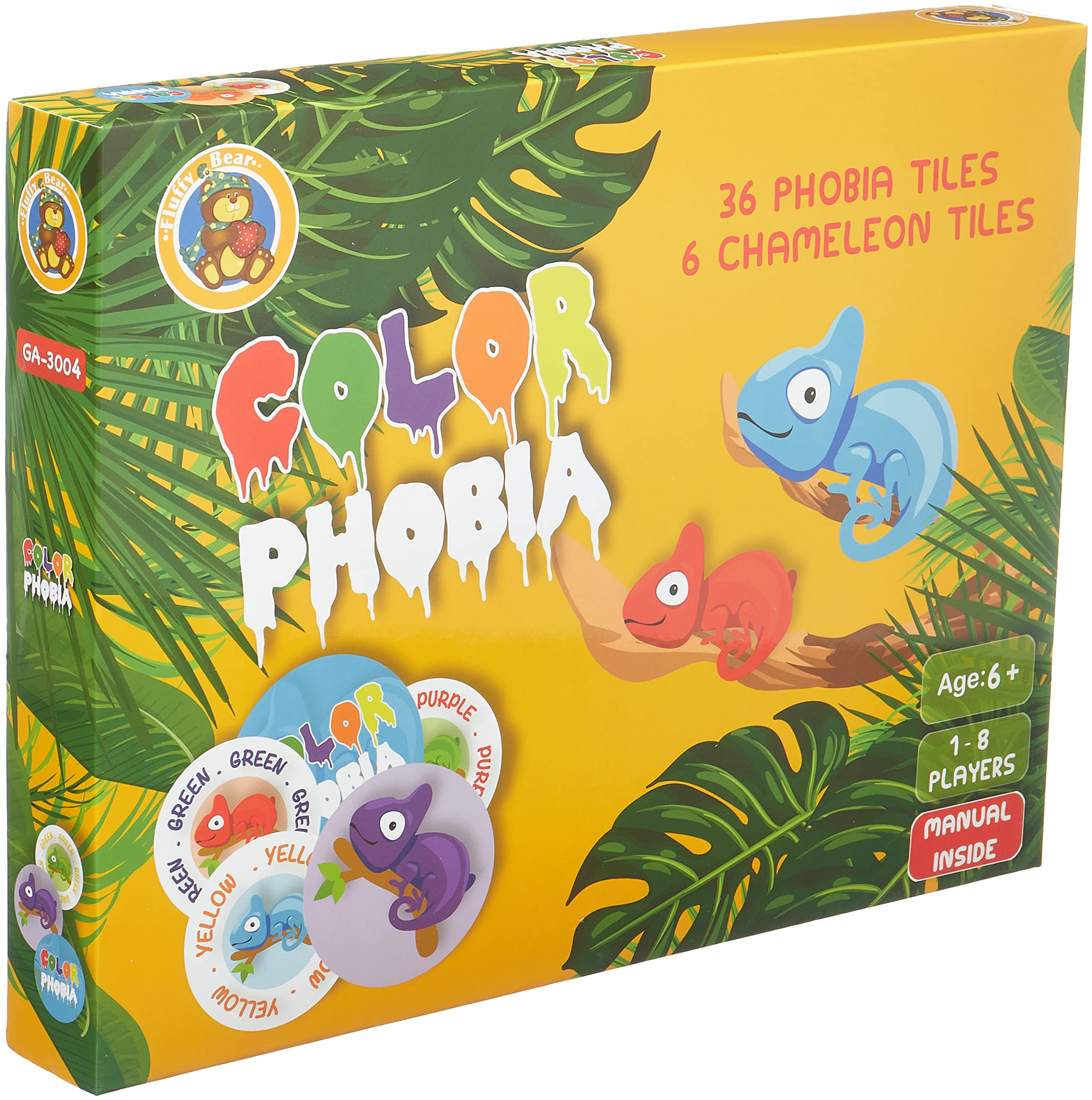Fluffy Bear Color Learning Card Game for Kids