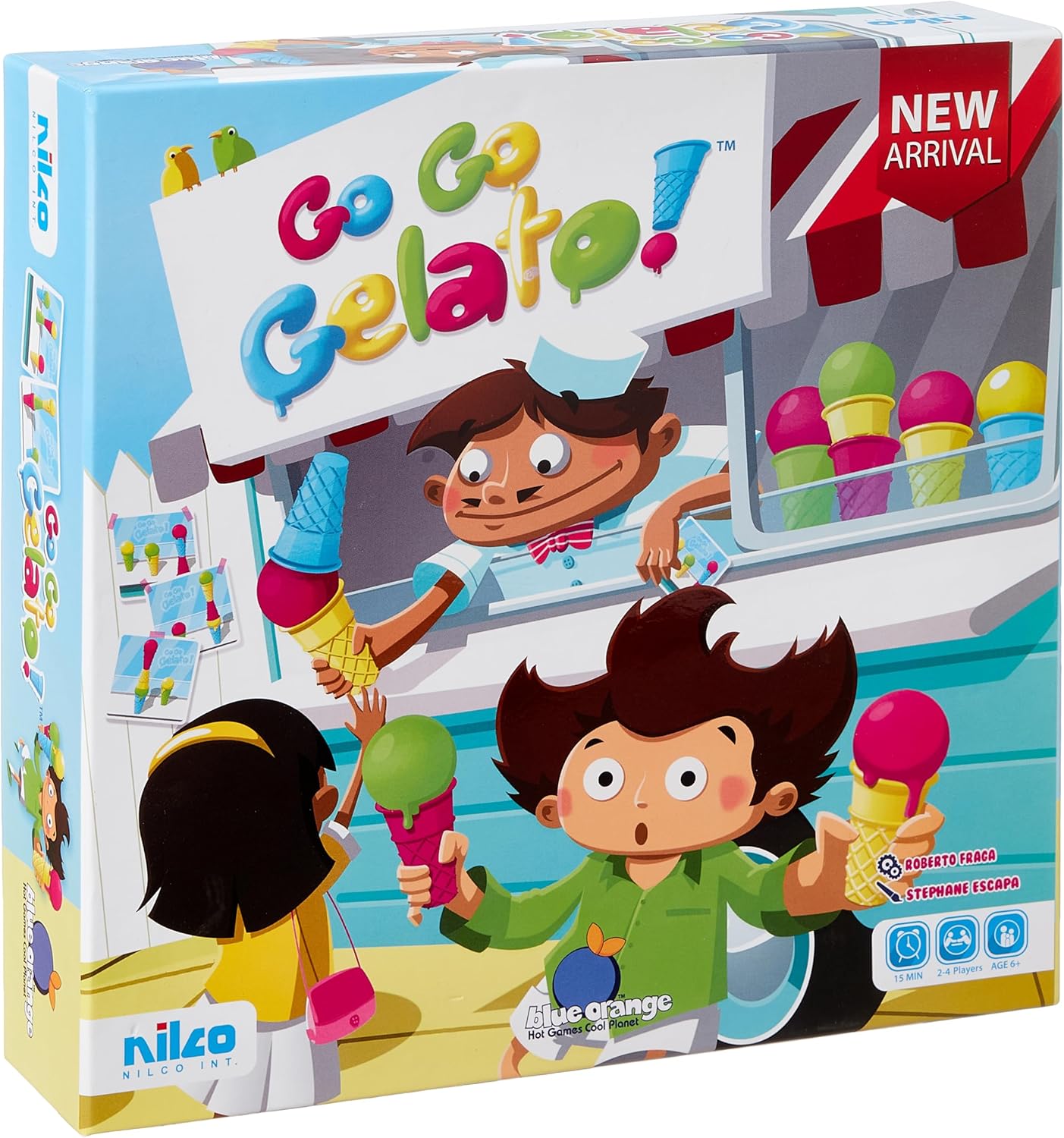Nilco Go Go Gelato Ice Cream Maker Toy for Kids – Fun Dessert Playset