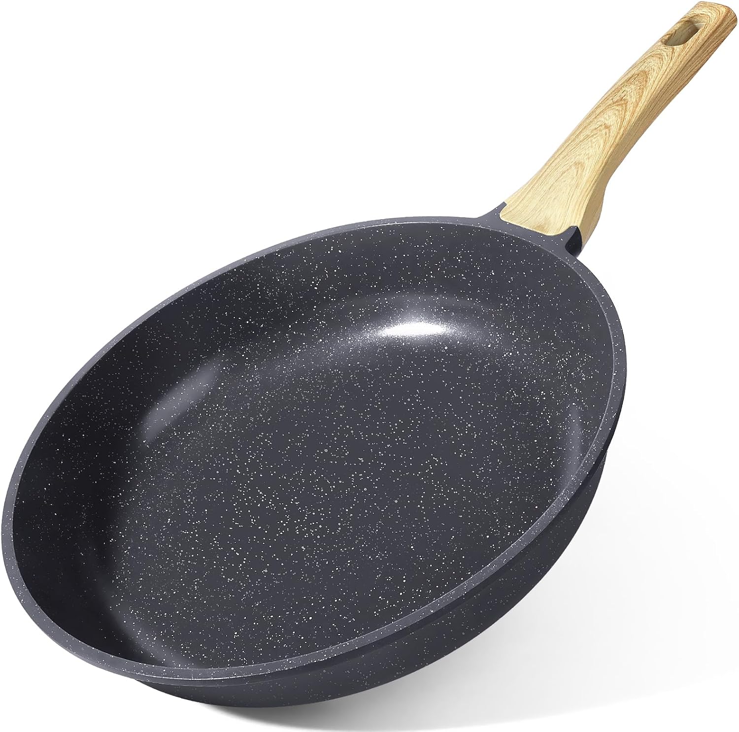 GiPP 20cm Granite Nonstick Frying Pan Omelette Pan Gray PFOA Free