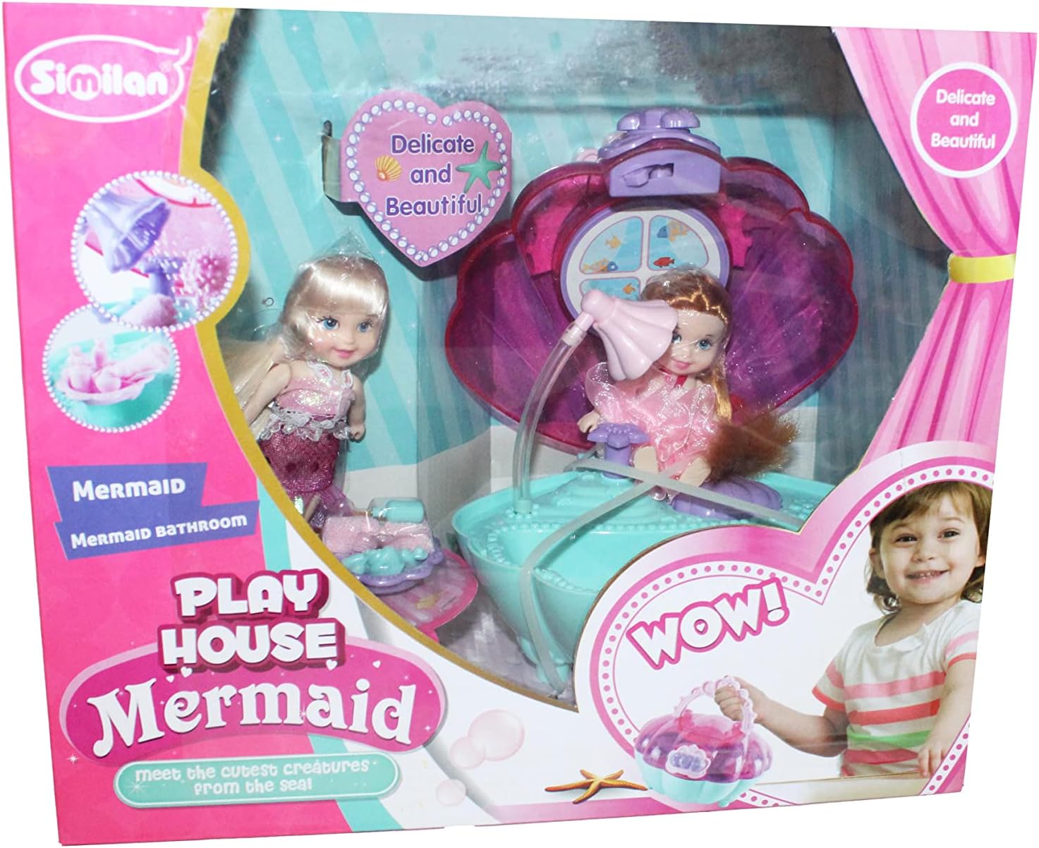 Mermaid Doll House Play Set
