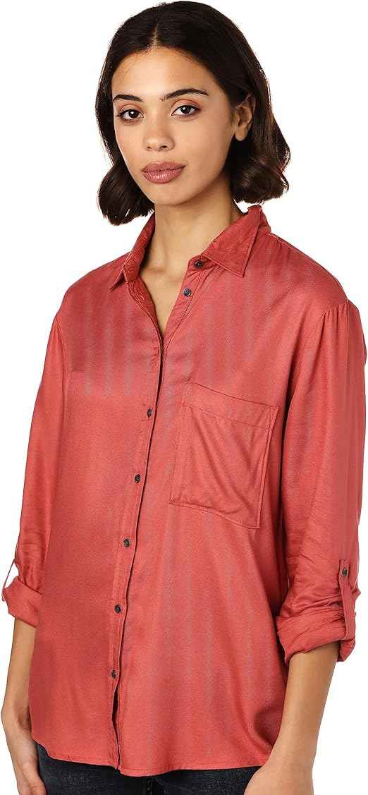 Splash Women Casual Blouse Modern Simple Style